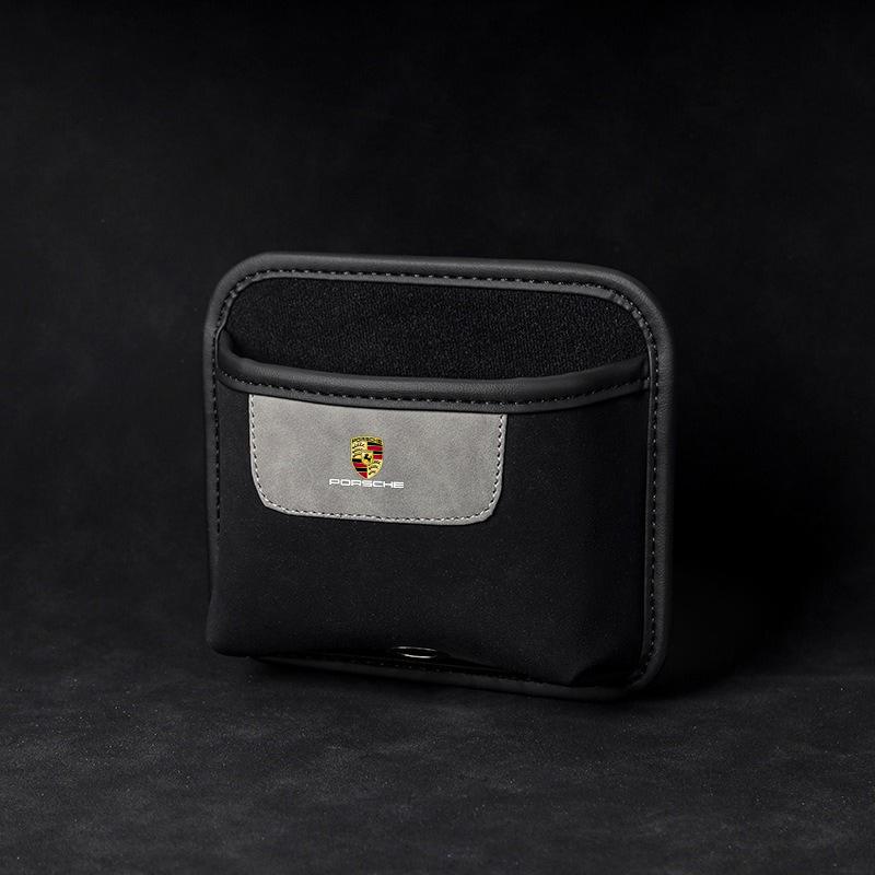 

Vintage Car Interior Storage Pocket Bag Seat Gap Box For Porsche Panamera Cayenne Taycan 911 718 Macan Carrera-GT 928 944 968 сірий