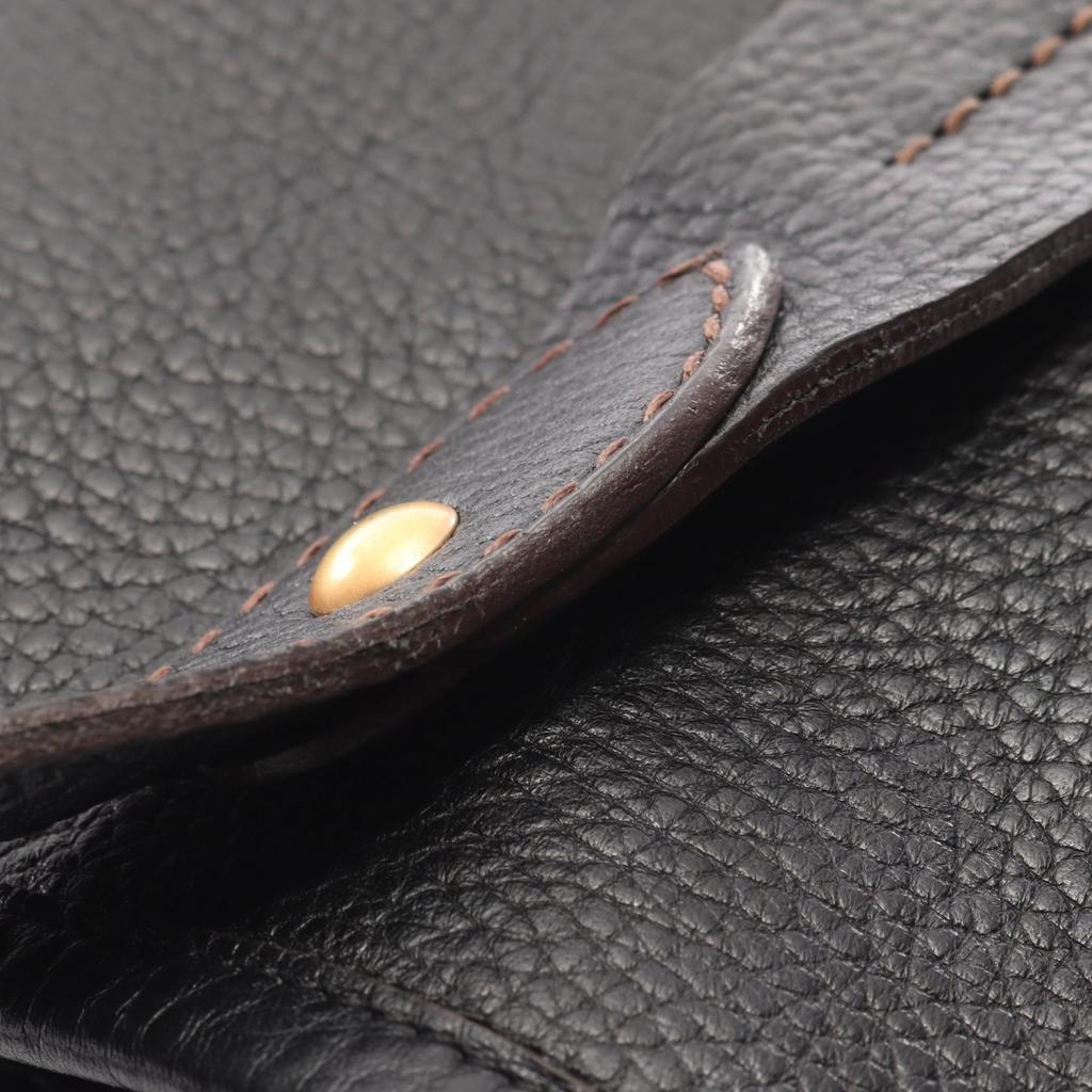 Used Salvatore Ferragamo Gancini Handbag 21 6823 leather Brown Used Women
