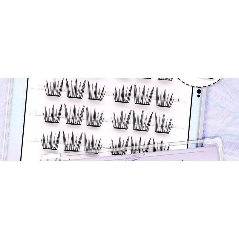 Mogugu - Kleberfreie Dichte / Natürliche Multipack-Wimpern-Cluster / Set