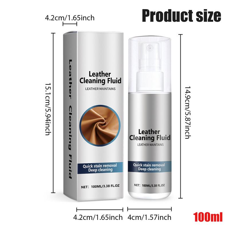 Środek do czyszczenia i odżywiania mebli skórzanych 100ml Środek do czyszczenia skóry syntetycznej Produkty do pielęgnacji skóry Roztwór do głębokiego czyszczenia skóry Dla