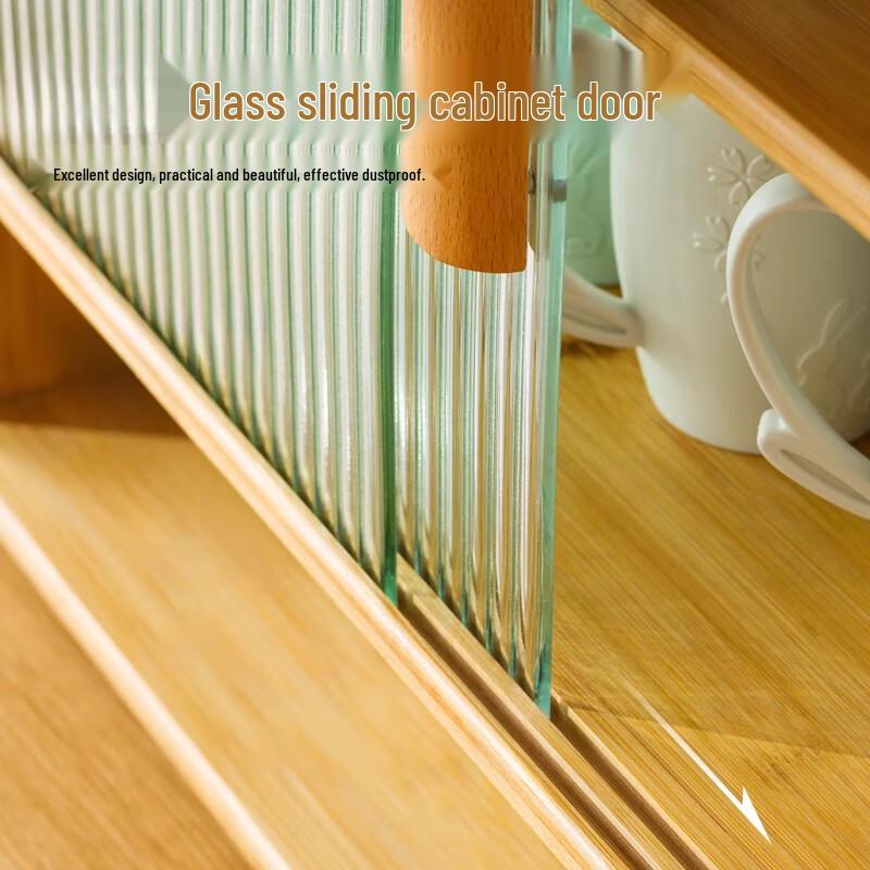 Modern Carbon Steel Dustproof Glass Display Cabinet for Cups