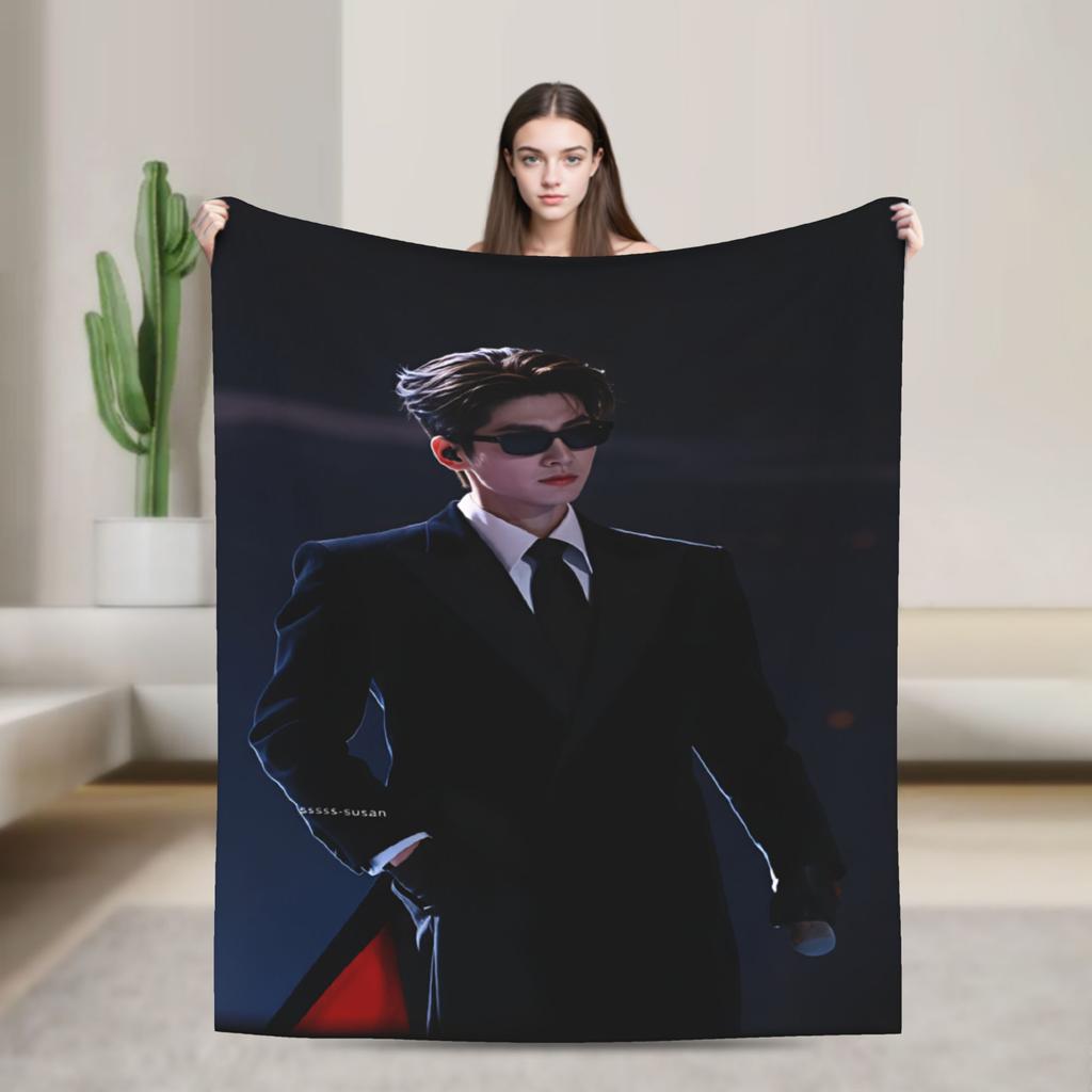 Zhang Linghe Blanket Airplane Travel Flannel Throw Blanket For Couch Chair Warm Custom Quality Bedspread Gift Idea