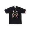 Bape Pánské tričko A Bathing Ape s polovičním zipem a žraločí tváří 'Černé' BAPE19SS-007