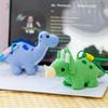 Cute Mini Dinosaur Plush Toy Keychain Soft Stuffed Dino Doll Triceratops T-Rex Adorable Bag Pendant Dinosaur Lovers Gift