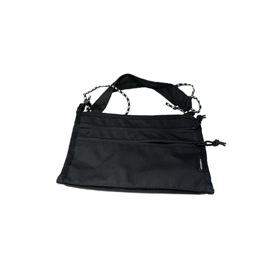 Converse Polyester Crossbody Bags Regular Unisex Black 10019911-A04