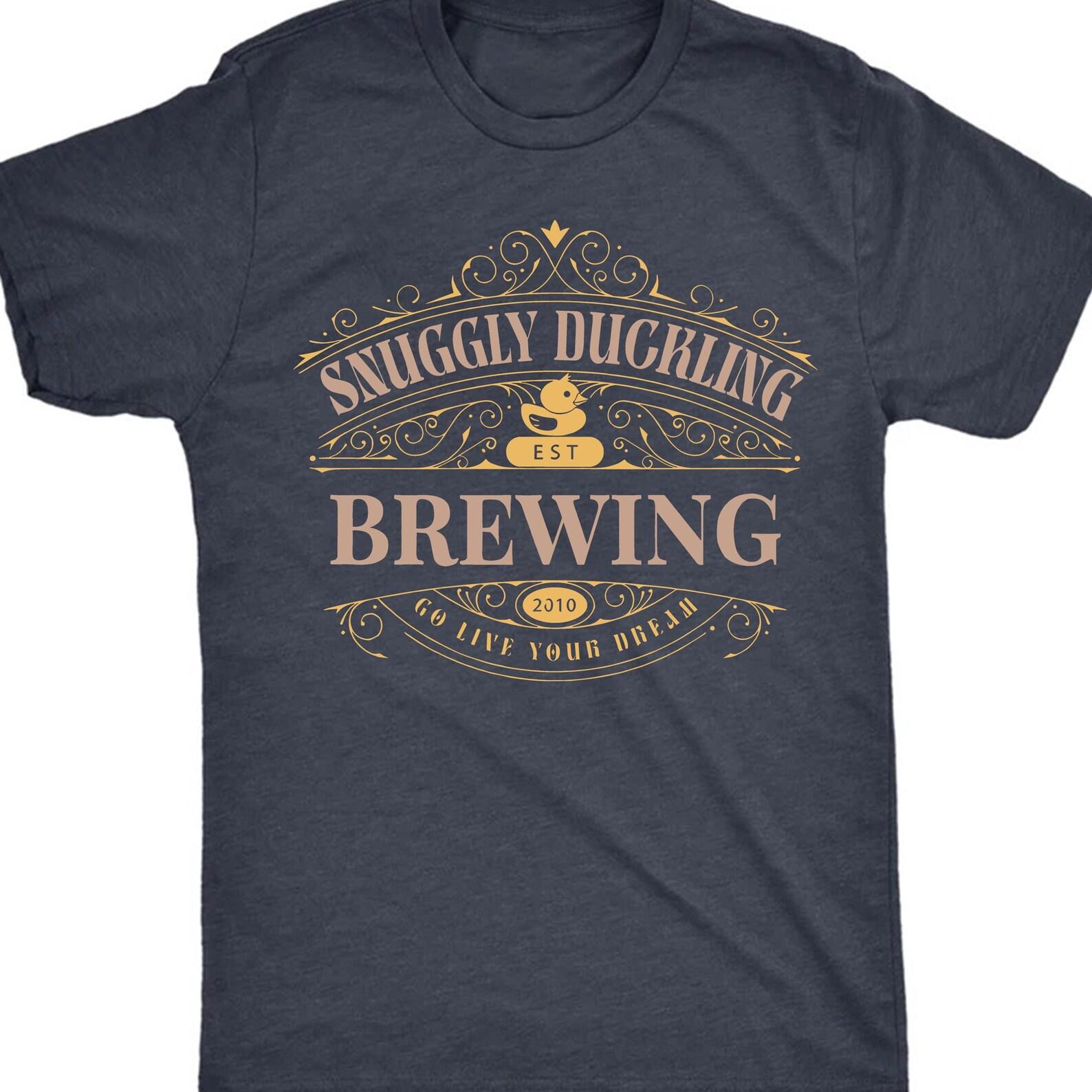 Vintage Snuggly Duckling Shirt, Tangled Snuggly Duckling Brewing Tee, Tangled Movie Men s Tee, Husband Disney Tee, Boyfriend Disney Trip Tee 2XL