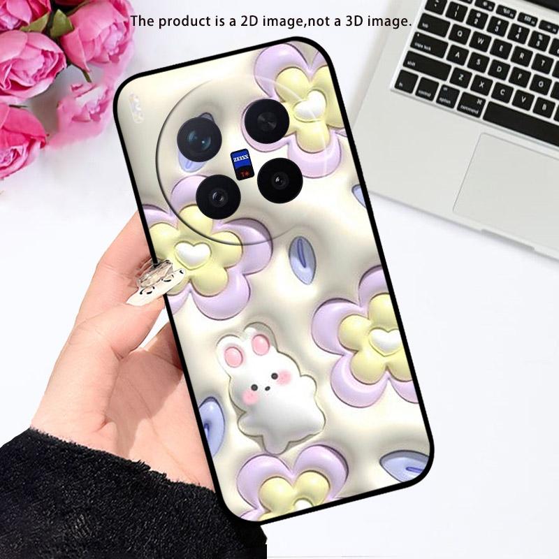 Hülle Für Vivo X300 Pro Handyhülle Mode Niedlich Cartoon Silikon Weiches TPU Rückseite Abdeckung Für VIVO X 300 Pro X300Pro 5G Schutz Hülle
