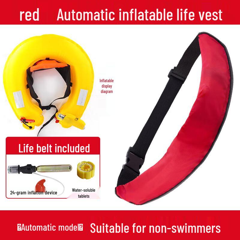 Bossent Portable Automatic Inflatable Life Belt One Size
