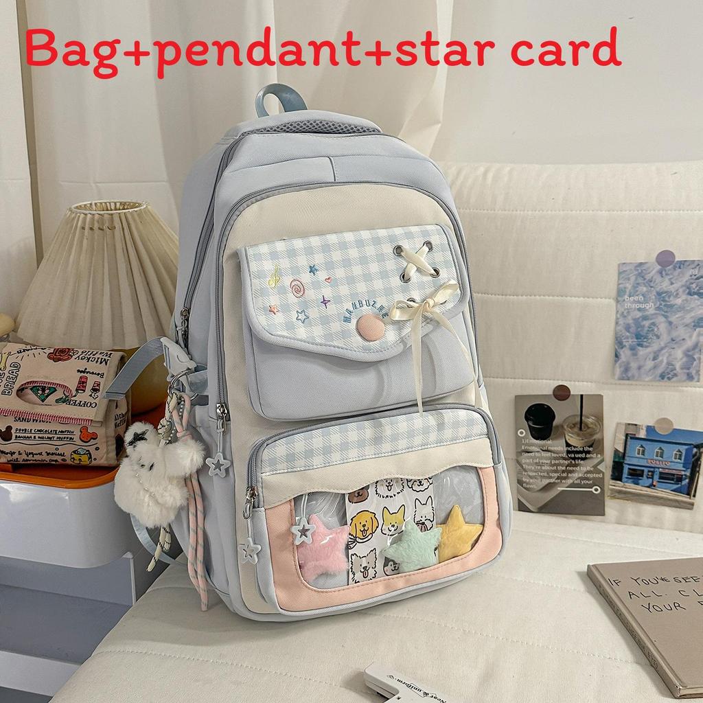 Japanese Anime School Backpack With Multiple Compartments For Teens And Students