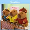 Clothes Capybara Wear Plush Toy Animal Stuffed Doll Cartoon Kids Gift Birthday