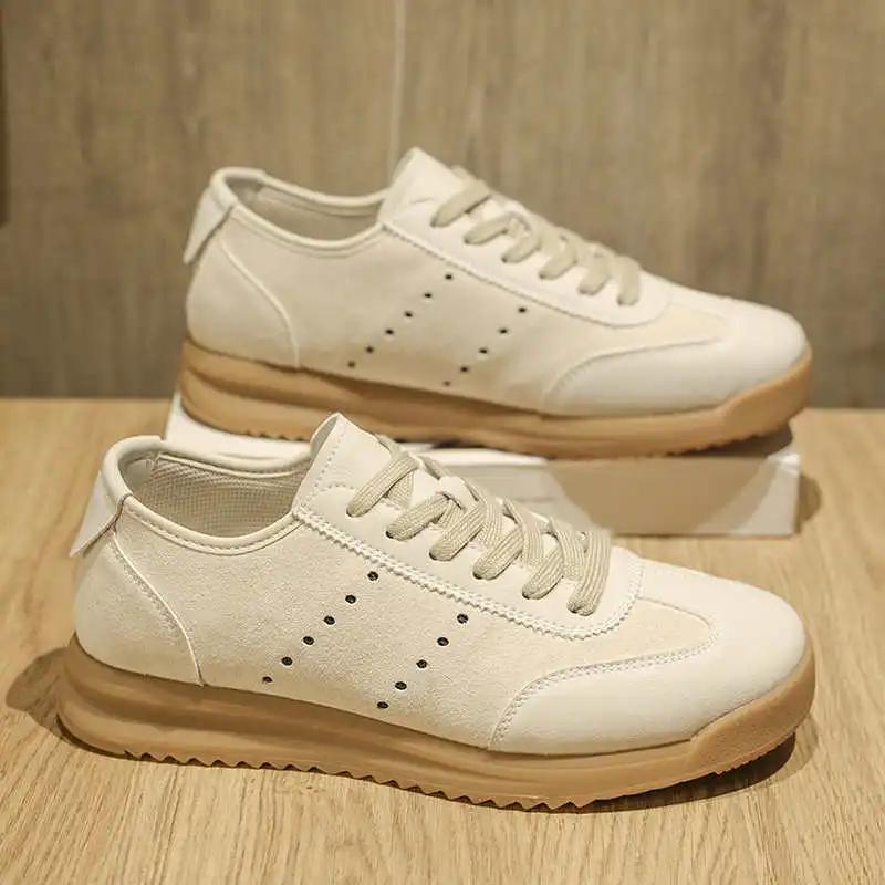 Round Nose Low Sneakers Men's Vip Casual Men's Shose Shoes 12 Size Sports 2025summer Retro Novelty Super Comfortable