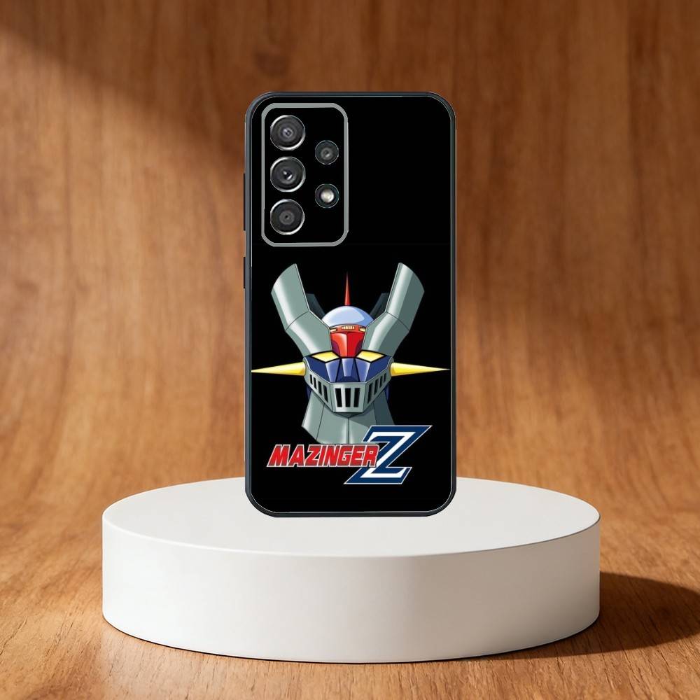 Mazinger Z Robot Phone Case For Samsung S25,S24,S21,S22,S23,S30,Ultra,S20,Plus,Fe,Note,10,9,5G Black Cover