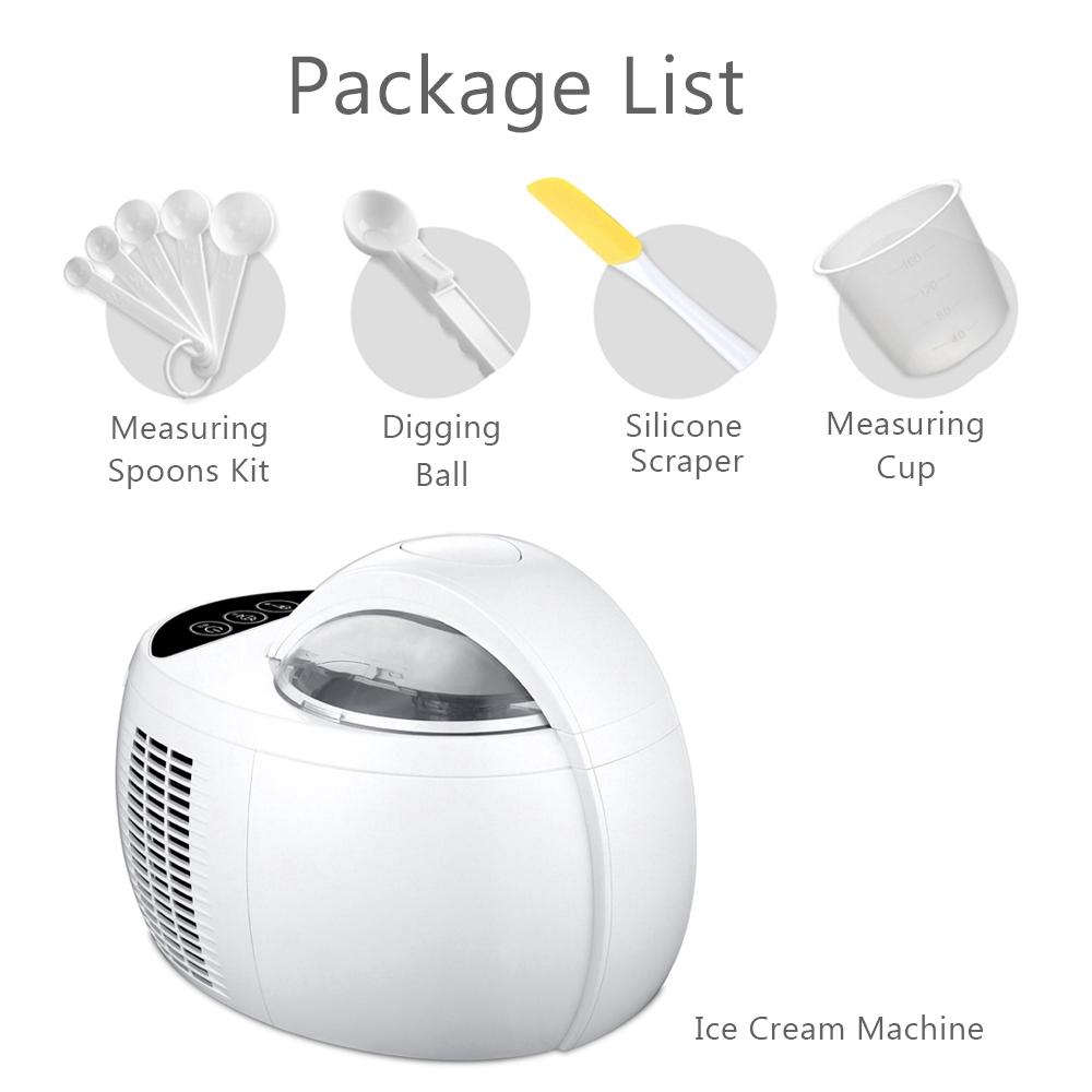 110W 1000ML Automatic DIY Multifunctional Fruit Ice Cream Maker Homemade Dessert Ice Cream Machine