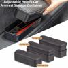 Adjustable Height Auto Retractable Box Organizer Car Elbow Rest Box  Car Accessories