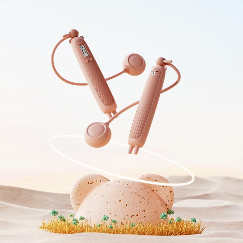 Nastavitelné kreslené bambusové švihadlo pro děti v mateřské a základní škole