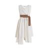 (10 Years) Kids Rey Cosplay Costume Girls Rey Outfit Halloween Role Play Costume for Baby Toddler