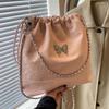 Bow Large Capacity Backpack Women's New Versatile Multi-purpose Shoulder Messenger Bag Going Out Travel Backpack
