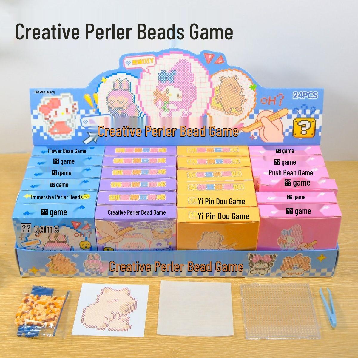 Children s DIY Fuse Bead Kit: Handmade Pendant Craft Pack