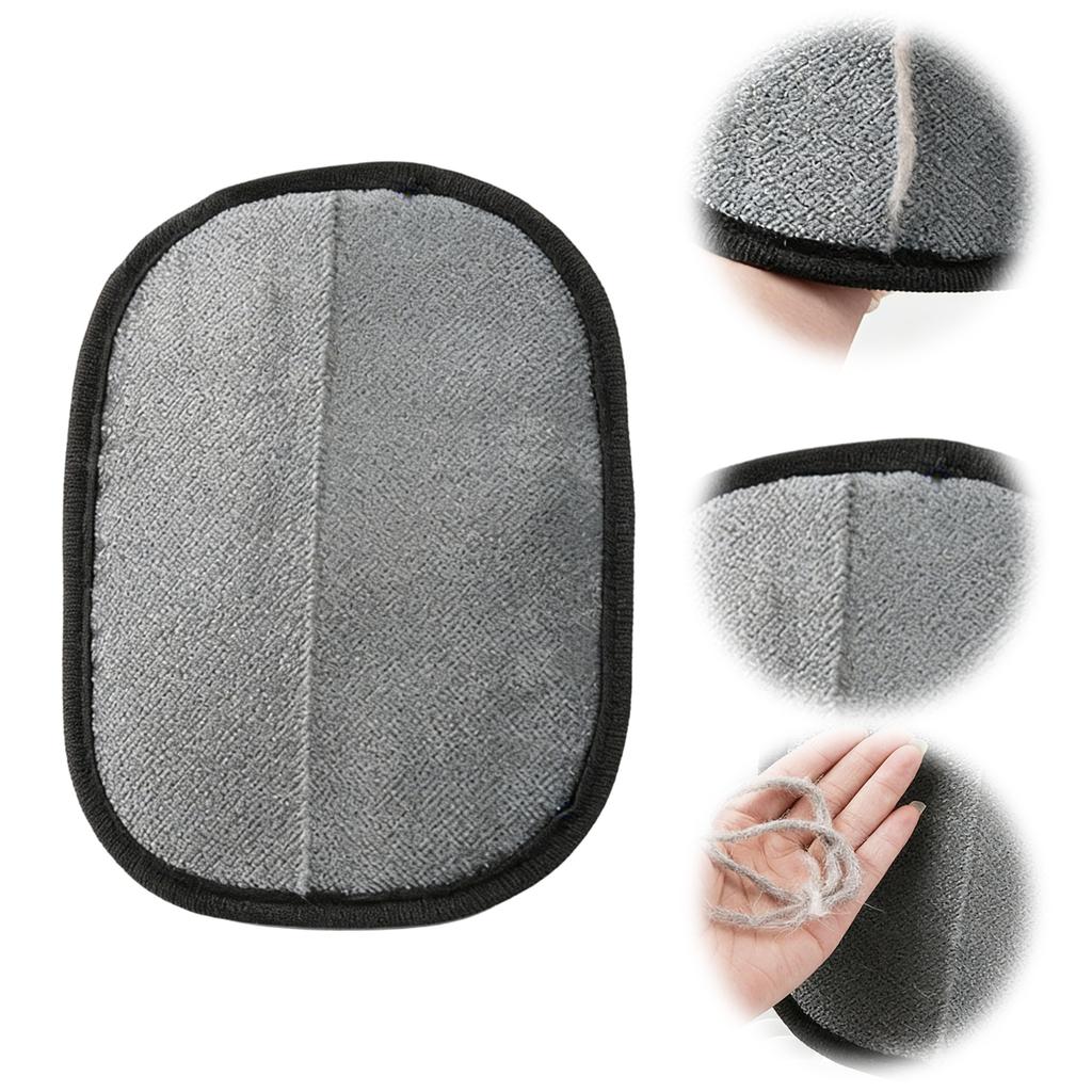 Four-Finger Gentle Grooming Mitt for Cats and Dogs Electrostatic Hair Remover Mitts Reusable for Laundry Sofa Carpet & Car Seat