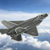 Small J-20 Yun 20Fc-31 J-35A Alloy Fighter Model Toy Ornament Diecast Alloy Fighter Model Collectible Gift