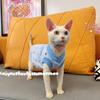 Canadian Sphinx Hairless Cat Clothes Devin Abi Pet Cat Autumn and Winter Warm Velvet Vest