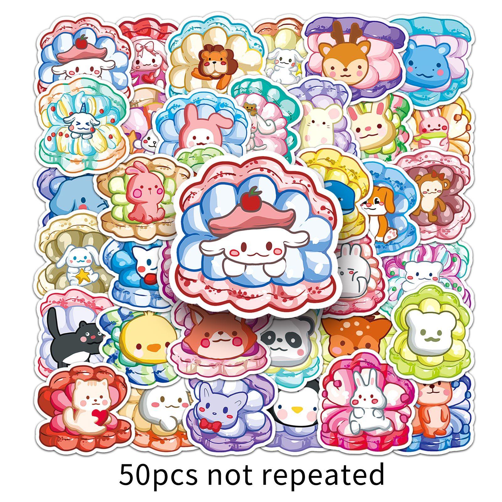 

50 макарон граффити мультфильм милый оригинальный Guka ручная палатка детское украшение чехол для телефона наклейка на багаж