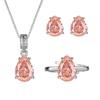 Jewelry Jewelry Set High Carbon Diamond Papalacha Drop Earrings Ring Necklace Women's Fashion Jewelry