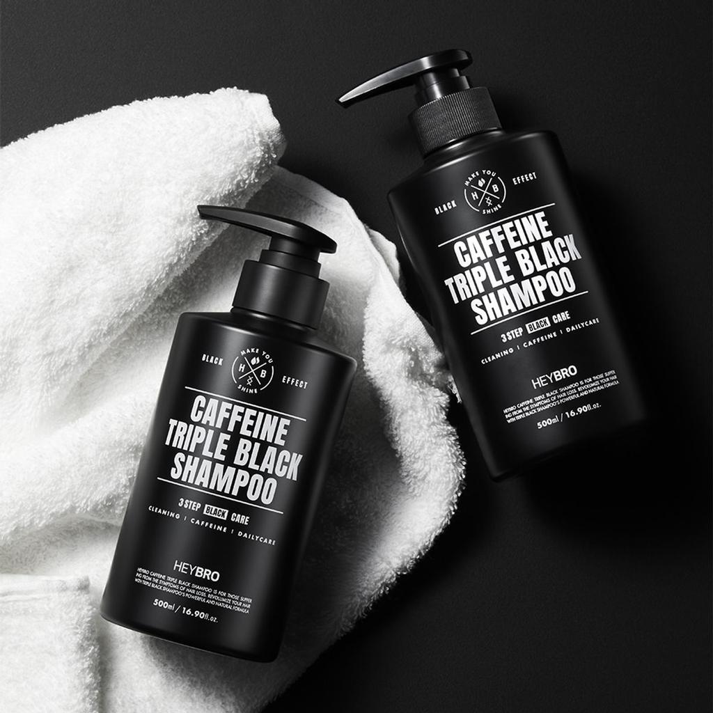 Caffeine Triple Black Hair Loss Relief Volume Shampoo 500ml
