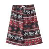 Hose mit Elefantenprint Damen Ethnischer Stil Locker Weitbeinig Strandhose Heim Freizeit Hochtailliert Dünn Trend Fünf-Minuten-Shorts
