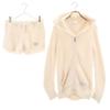 Long Sleeve Room Wear Setup F Ivory Fluffy Women Used