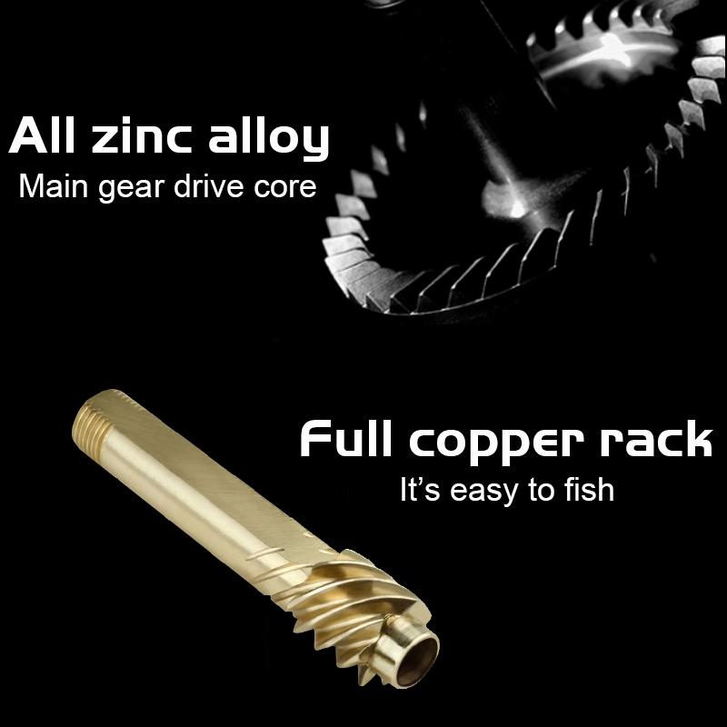 New Fishing Reel 5.2:1 Gear Ratio, 22LB Max Drag, Metal Rocker, Smooth Casting, High Speed Spool Spinning Fishing Reels Carp Fishing Wheel