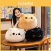 Adorable Cartoon Cat Plush Pillow Soft Black White Cat Stuffed Doll Gift Kids