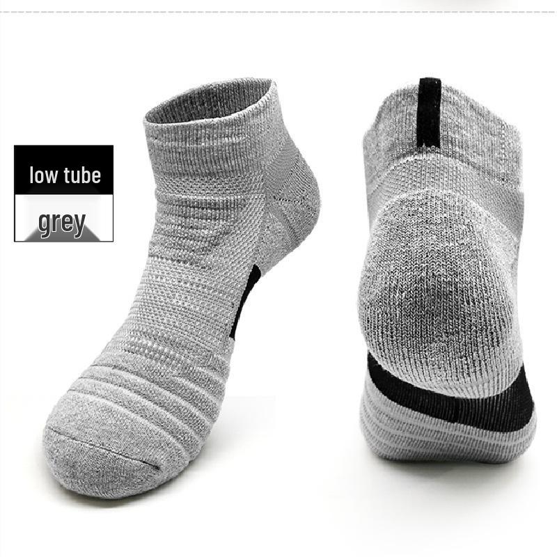 

Men s Elite Basketball Socks - Thickened Terry, Sweat-Absorbent, Non-Slip, Professional Marathon & Sports Practice Socks One Size 38-44
