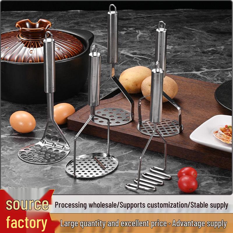 Stainless Steel Potato & Garlic Masher for Baby Food