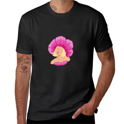 Flower Girl TShirt Blacks Graphics Blouse Funny T Shirts for Men