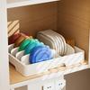Organizzatori per Coperchi di Contenitori per Alimenti Portaoggetti Regolabile in Plastica per Coperchi Porta Accessori da Cucina