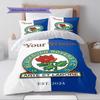 Name Custom Blackburn Rovers Pattern Bedding Set Quilt Cover Pillowcase Home Decor Gift (1 * duvet cover + 2 * pillowcase, without core)