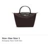 Longchamp Bolso Tote Pliage Green de Lona Reciclada Pequeño para Mujer Color Moca 1621919002