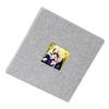 Linen Cover Photo Album Self Adhesive Laminated Photo Album with Picture Display Window for Wedding Family