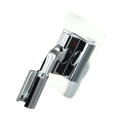 Shower Head Holder Adjustable Shower Head Bracket Punch-Free Multi Angle Rotation Shower Wall Bracket Bathroom Accessories