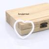 White Round Heart-shaped Plastic Ring for DIY Crafts and Dreamcatchers