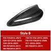 Carbon Fiber Black Shark Fin Antenna Cover For BMW 3 F30 G20 M3 F80 M4 13-22