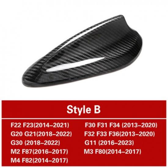 Carbon Fiber Black Shark Fin Antenna Cover For BMW 3 F30 G20 M3 F80 M4 13-22