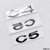 Pegatinas de coche con logo C2 C4 C5 para Citroen C2 C4 C5 maletero trasero etiqueta de modificación de personalidad tridimensional 3D emblema de refit