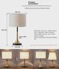 Nordická moderná stolová lampa: Romantické, teplé, kreatívne nočné svetlo do spálne alebo ako svadobná dekorácia