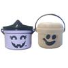 Halloween Pumpkin Bucket Miniature Design Pumpkin Orange Bucket Mini Storage Containers Festive Halloween Decoration