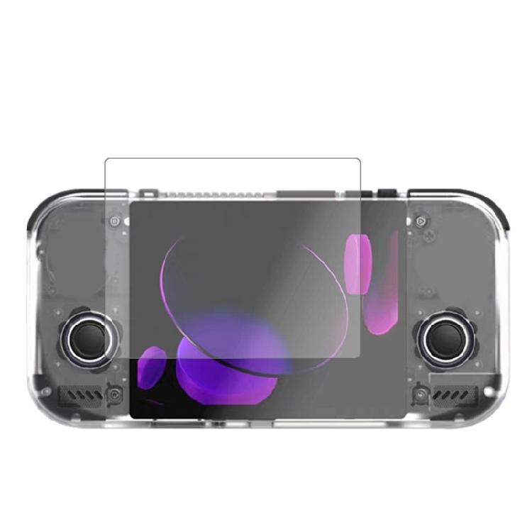 Glass Display Cover Intended for Retroid Pocket Handheld Gaming Device, with Oleophobic Coating and Adhesive Placement on the Prepared Display