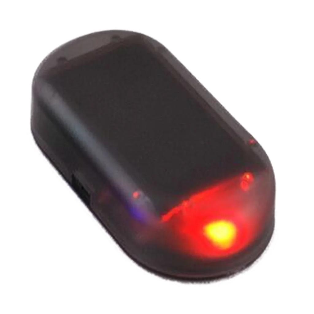 1 Stück/2 Stück Universelles Auto-LED-Licht Sicherheitssystem Warnung Diebstahl Blinkend Falscher Solar-Alarm LED