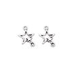 Double Star Connectors Moon For Celestial Themed Bulk Jewelry Findings