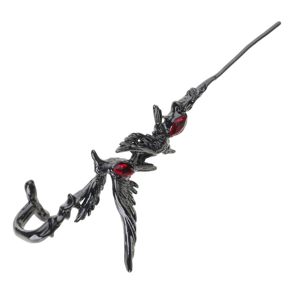 Multipurpose Dark Ravens Ear Hook Featuring Sturdy Alloy Materials Portable for Music Festivals and Parties Supplies